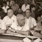 08-81 Palco del camp Pere Montserrat, Manuel Meler i Joan Aguado