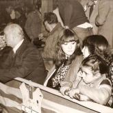 Casaus i Pere Montserrat en el Palco del camp