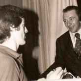 01-04-81 Pepe Sauleda, Raventos entrevistant a Agustin Montalt president del FC Barcelona