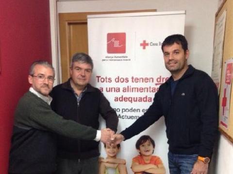 El F.C.Vilafranca i la F.E.Atlètic Vilafranca es sumen a  “l’Aliança Humanitària per l’Alimentació Infantil” de la Creu Roja.