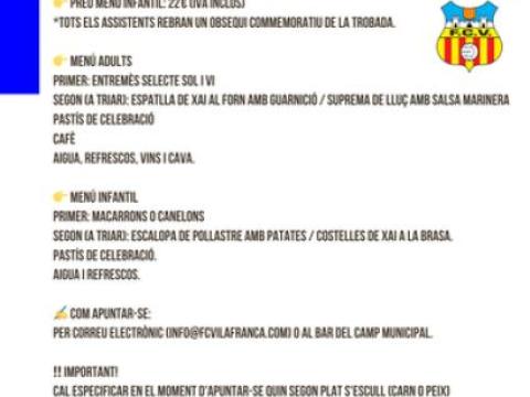 DINAR 120È ANIVERSARI DEL FC VILAFRANCA