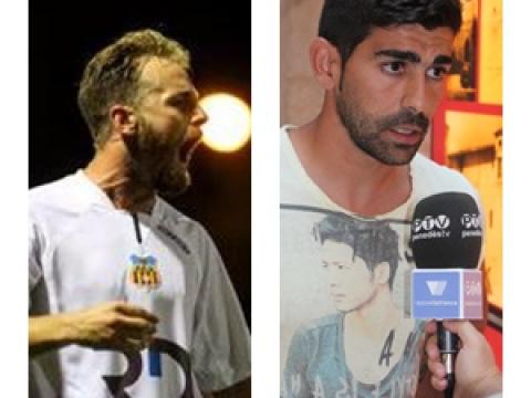 Els jugadors del F. C. Vilafranca Miguel Ramos i Sergi Moreno, convocats amb la Selecció Autonòmica Masculina. 