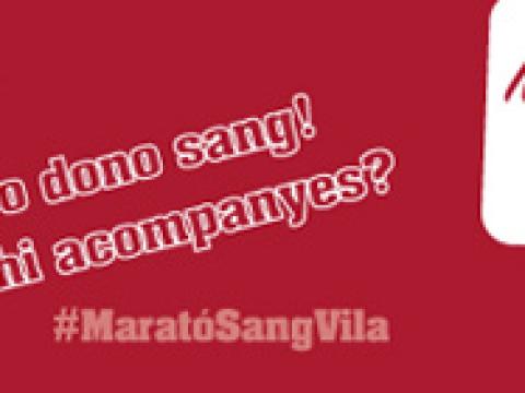 El F. C. Vilafranca col.labora amb la Marató de donació de Sang a Vilafranca