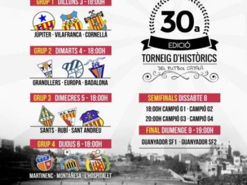 Cartell del Torneig d'Històrics 2015