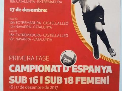 Campionat d'Espanya Sub 16 i Sub 18 Femení.