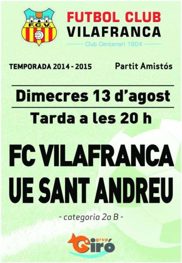 FC Vilafranca - UE Sant Andreu