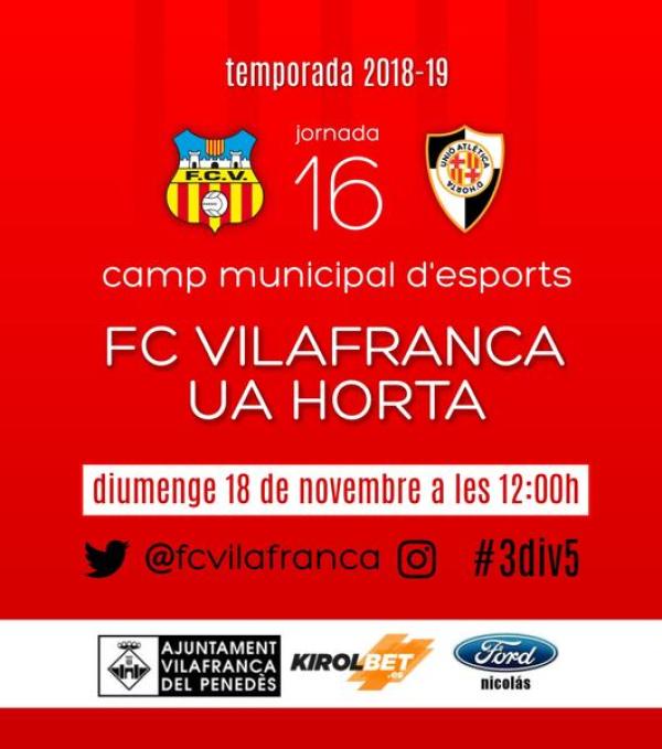 FC Vilafranca - UE Horta