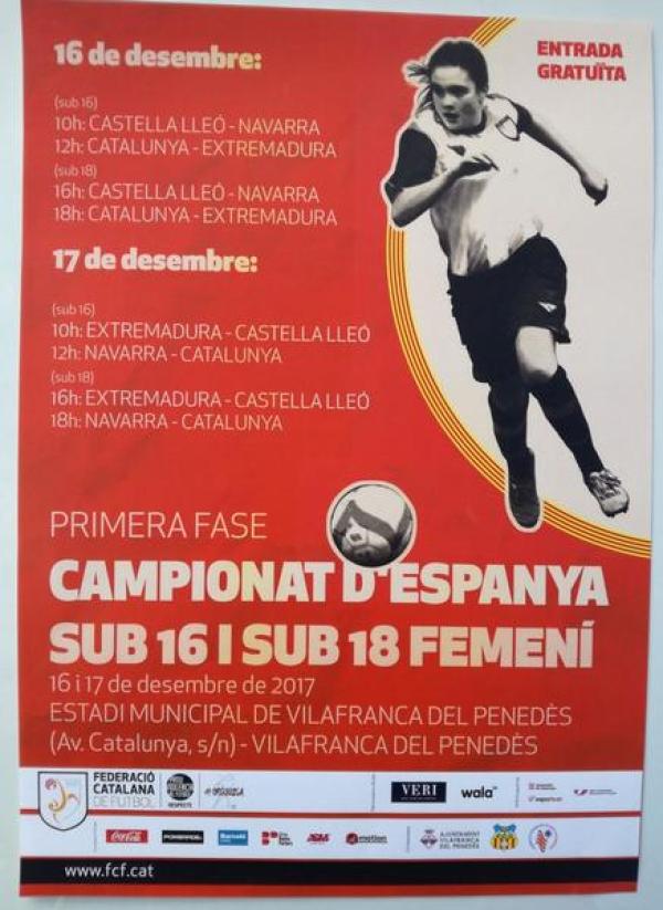 Campionat d'Espanya Sub 16 i Sub 18 Femení.